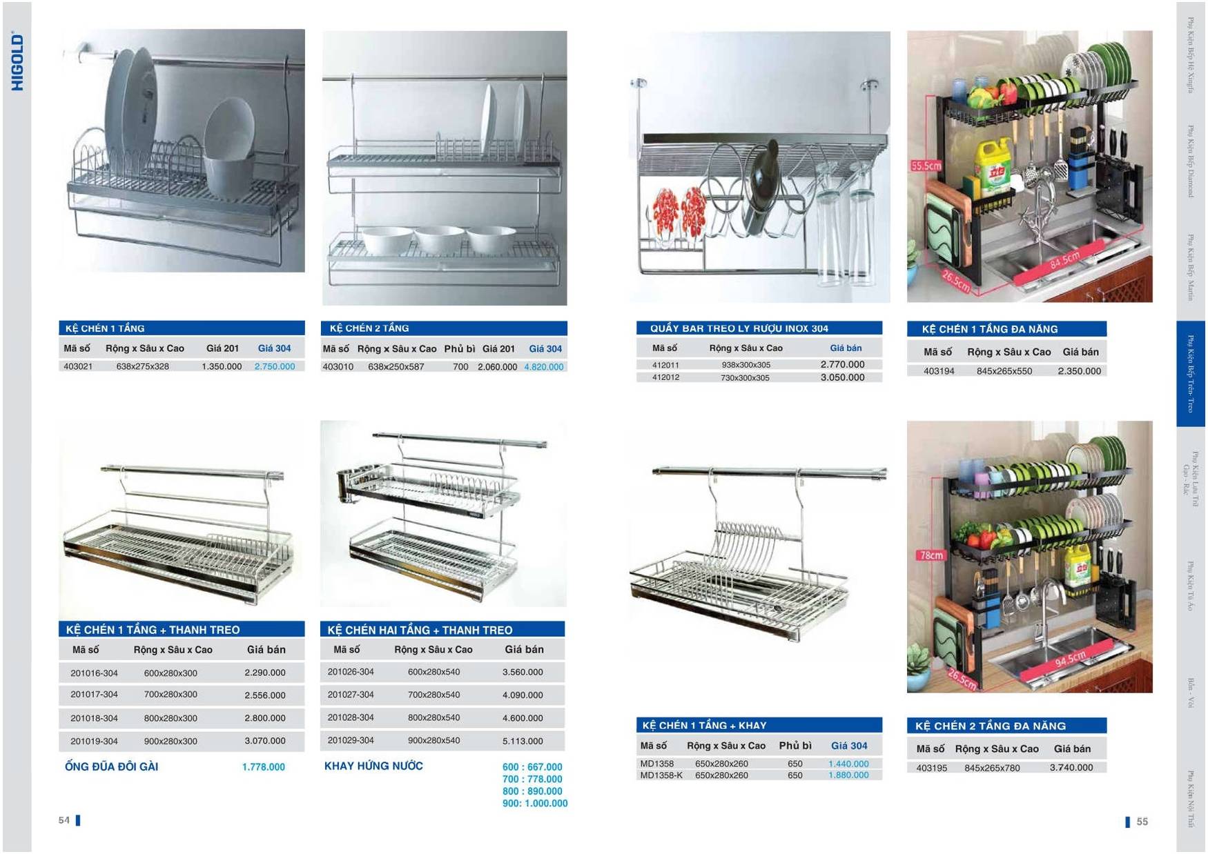Catalogue và Bảng giá Phụ kiện bếp HIGOLD T6 2024 /Page 27